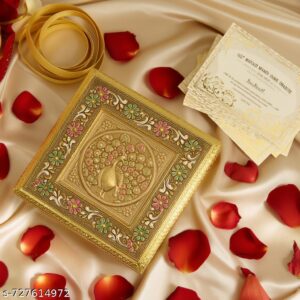 Meenakari Dry Fruit Box* Mukhwas / Supari Box* Festive Gift Box* Oxidized Box*